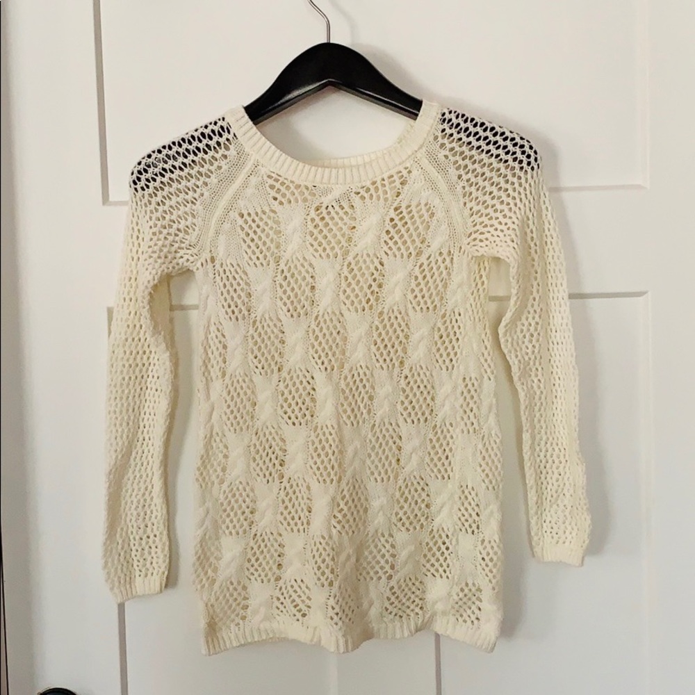JESSICA SIMPSON open-back sweater